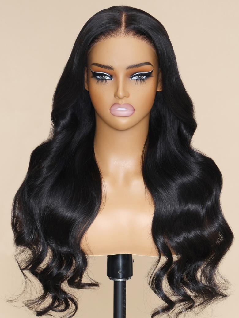 100% Raw Human Hair Body Wave Wig – Luxury Lace Front Wig
