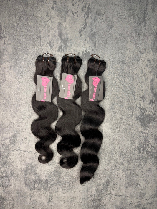 3-BUNDLE BODY WAVE HUMAN HAIR SETS | 20–30 Inch