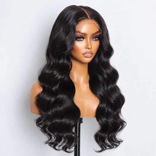 100% Raw Human Hair Body Wave Wig – Luxury Lace Front Wig